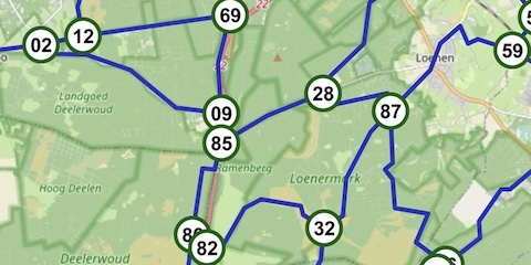 Plan je fietsroute